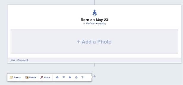Facebook timeline
